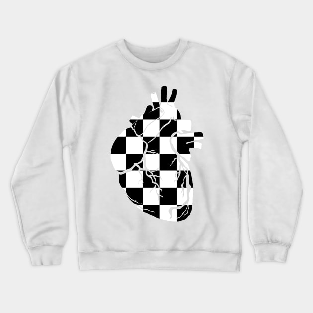 I Heart Chess Crewneck Sweatshirt by TyneDesigns